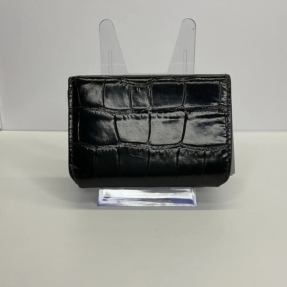 Balenciaga Compact, Black Leather Wallet Authentic - EUC - Picture 3 of 12